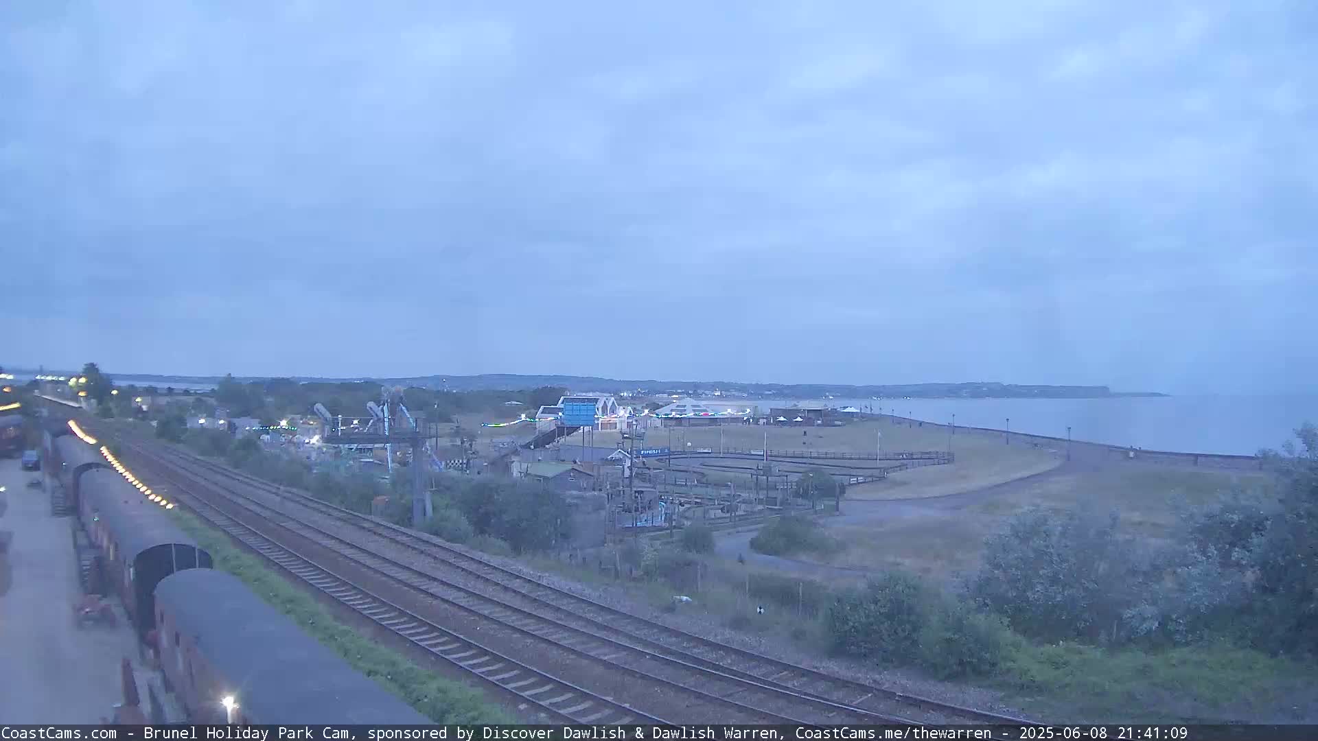 Dawlish Warren Coast & Railway & Amusement Park Live Cam - Teignbridge, Devon, South West, England, United Kingdom