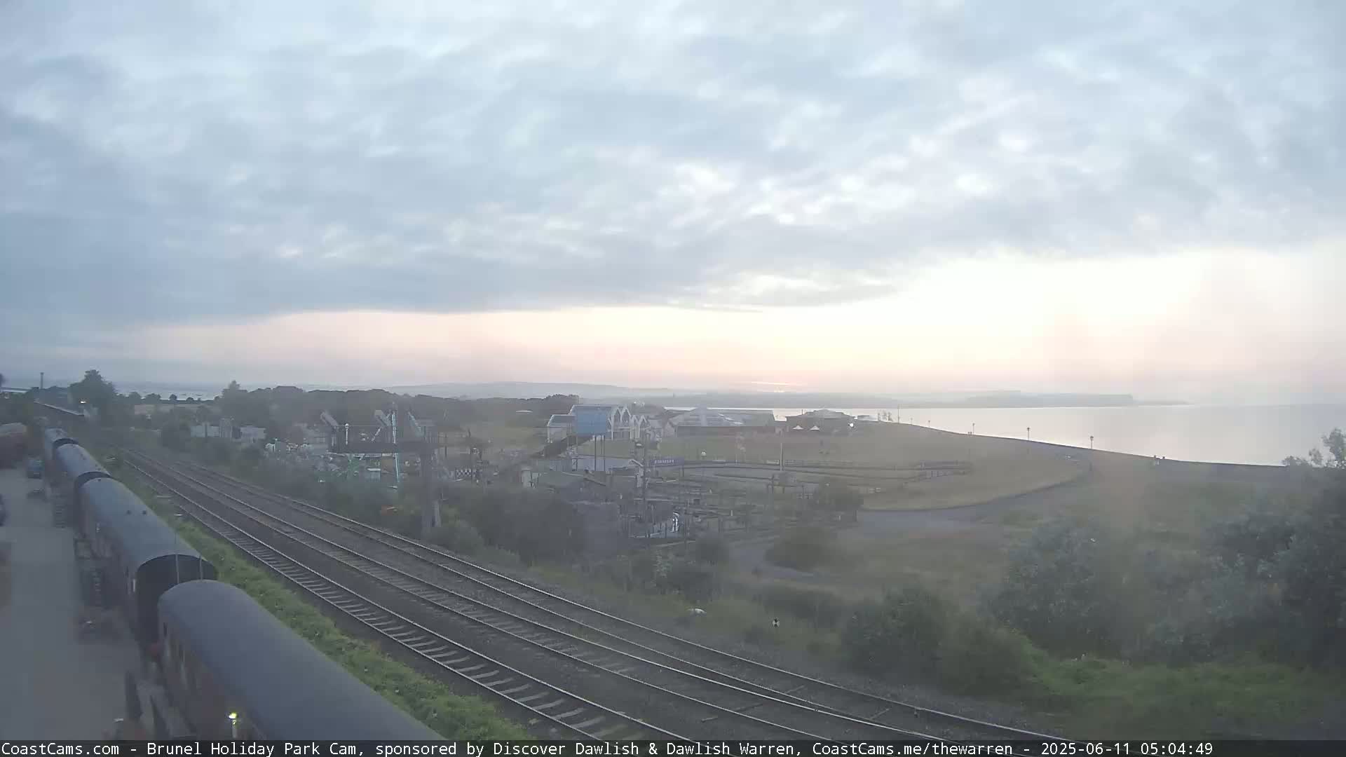 Dawlish Warren Coast & Railway & Amusement Park Live Cam - Teignbridge, Devon, South West, England, United Kingdom