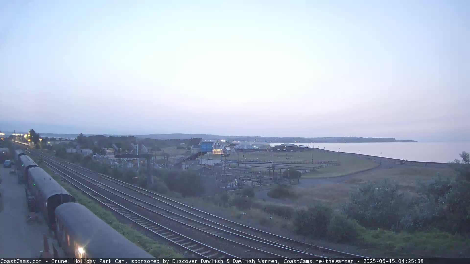 Dawlish Warren Coast & Railway & Amusement Park Live Cam - Teignbridge, Devon, South West, England, United Kingdom
