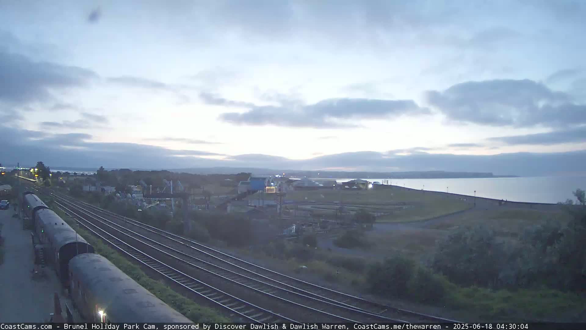 Dawlish Warren Coast & Railway & Amusement Park Live Cam - Teignbridge, Devon, South West, England, United Kingdom