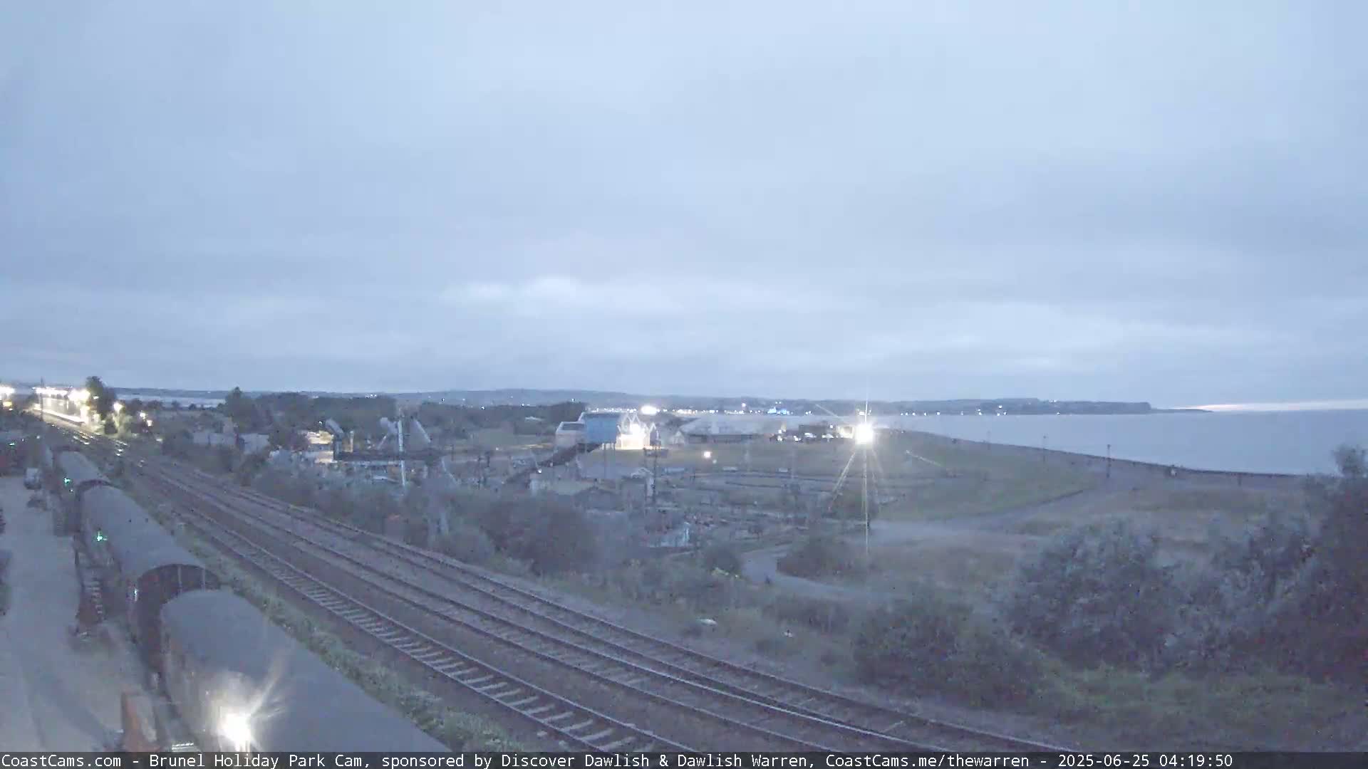 Dawlish Warren Coast & Railway & Amusement Park Live Cam - Teignbridge, Devon, South West, England, United Kingdom