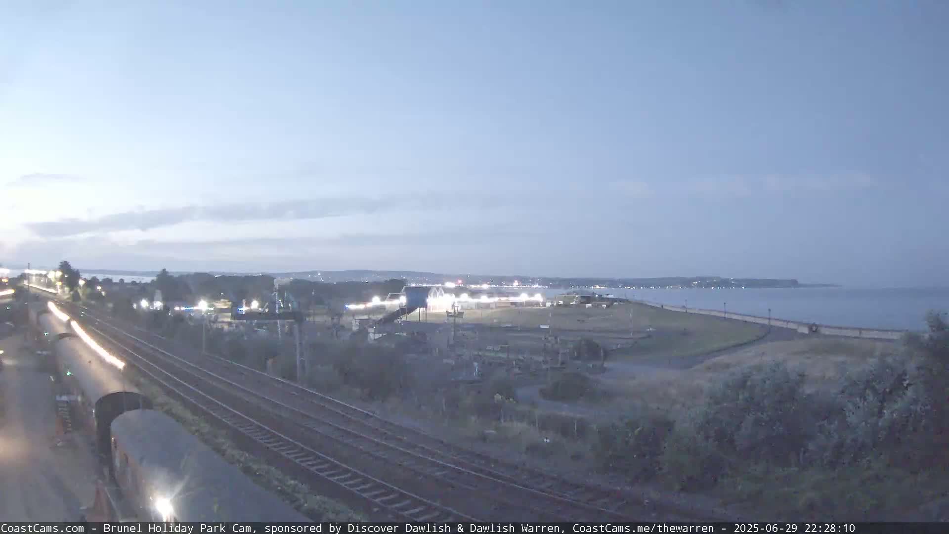 Dawlish Warren Coast & Railway & Amusement Park Live Cam - Teignbridge, Devon, South West, England, United Kingdom