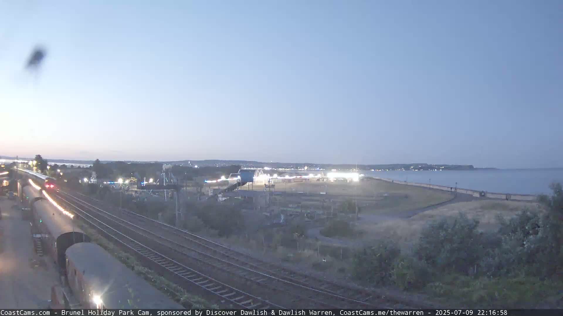 Dawlish Warren Coast & Railway & Amusement Park Live Cam - Teignbridge, Devon, South West, England, United Kingdom