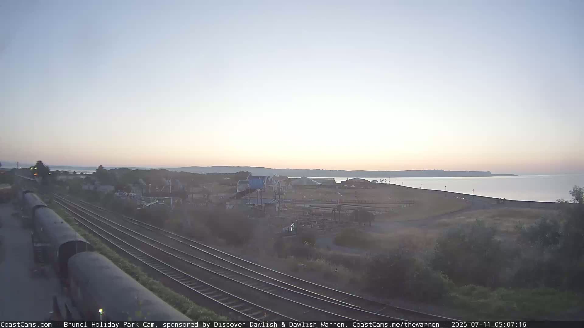 Dawlish Warren Coast & Railway & Amusement Park Live Cam - Teignbridge, Devon, South West, England, United Kingdom