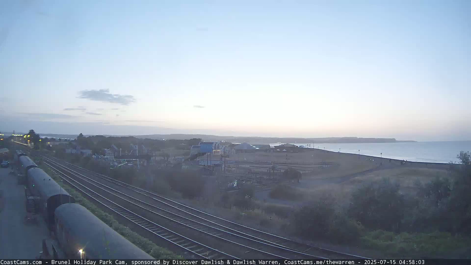 Dawlish Warren Coast & Railway & Amusement Park Live Cam - Teignbridge, Devon, South West, England, United Kingdom