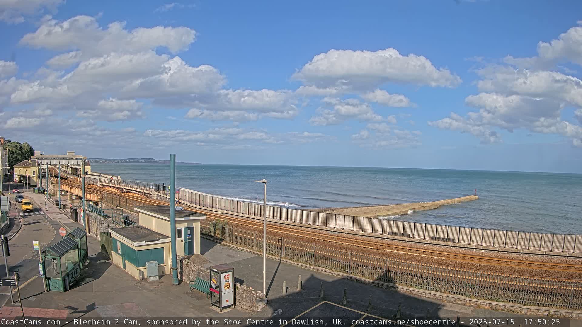 Dawlish Warren Coast & Railway & Amusement Park Live Cam - Teignbridge, Devon, South West, England, United Kingdom