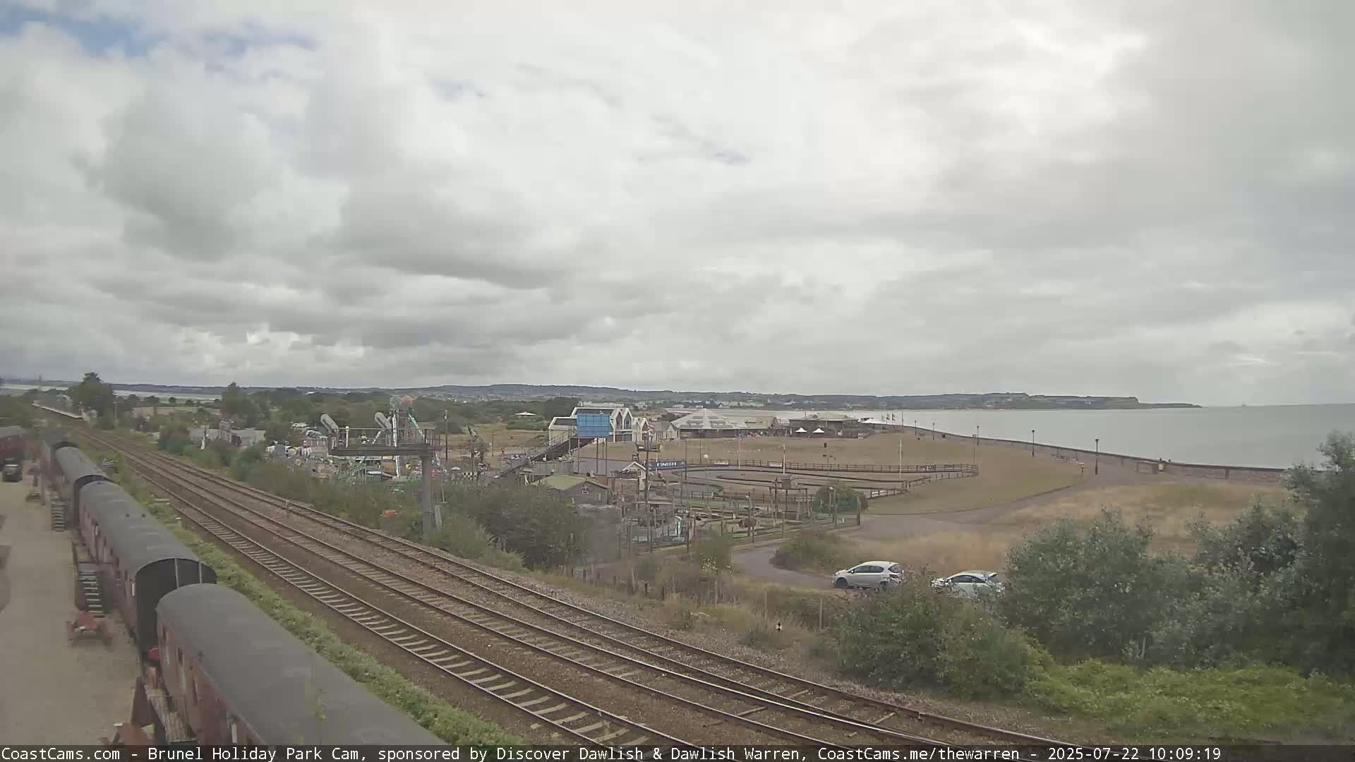 Dawlish Warren Coast & Railway & Amusement Park Live Cam - Teignbridge, Devon, South West, England, United Kingdom