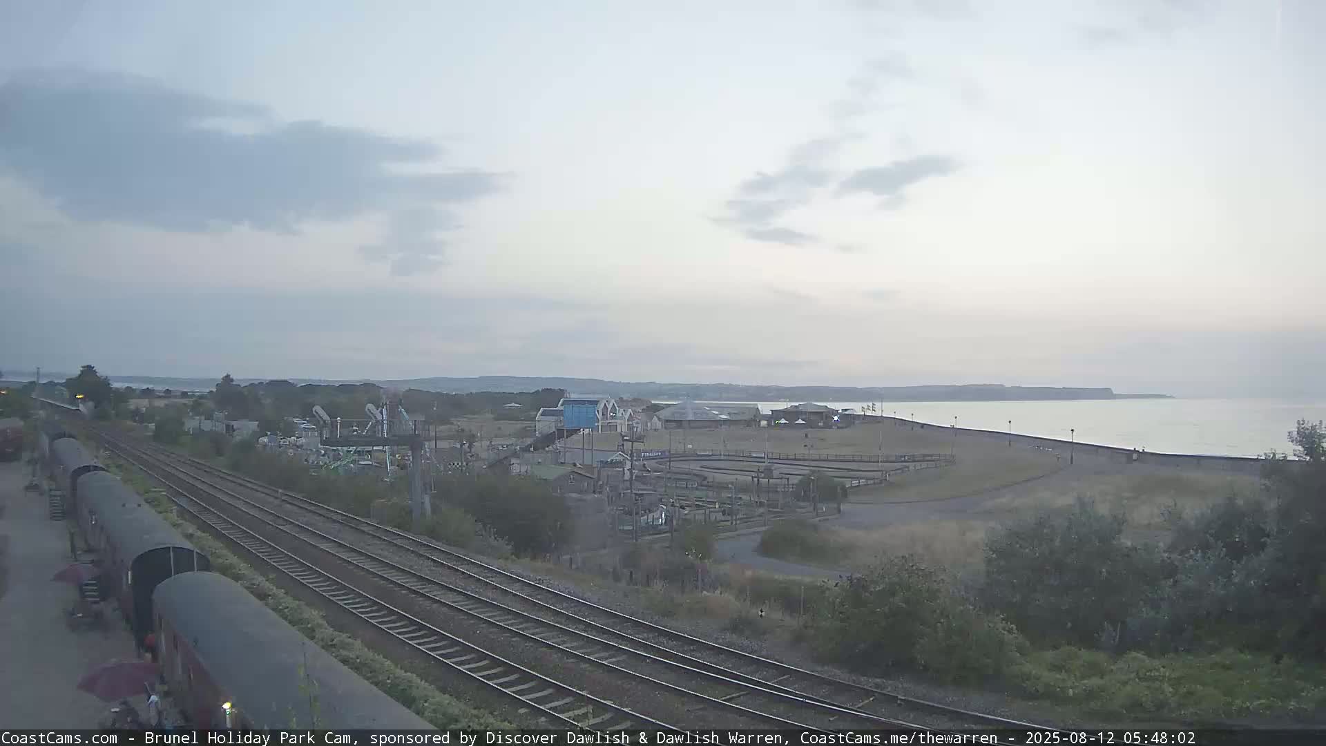 Dawlish Warren Coast & Railway & Amusement Park Live Cam - Teignbridge, Devon, South West, England, United Kingdom