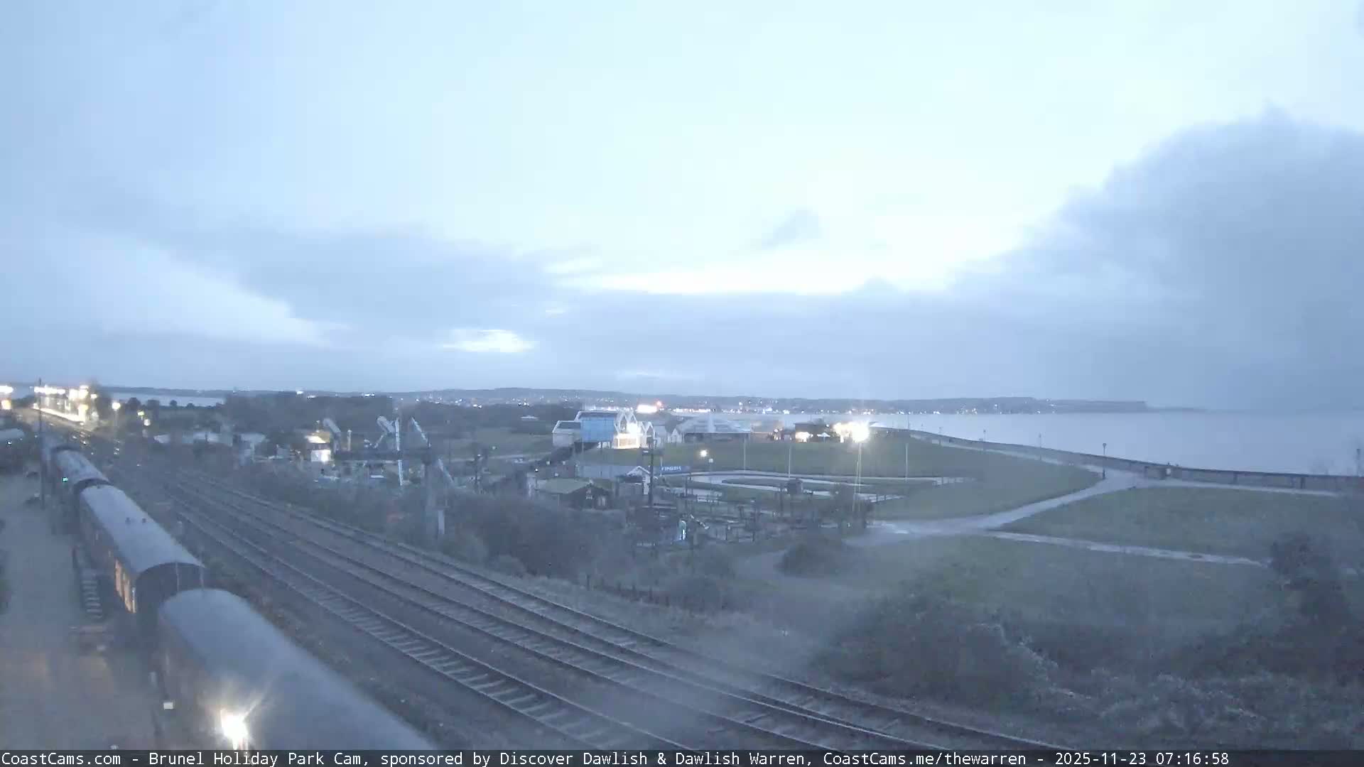 Dawlish Warren Coast & Railway & Amusement Park Live Cam - Teignbridge, Devon, South West, England, United Kingdom