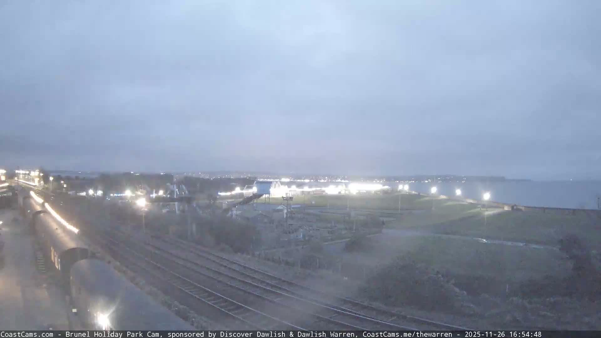 Dawlish Warren Coast & Railway & Amusement Park Live Cam - Teignbridge, Devon, South West, England, United Kingdom