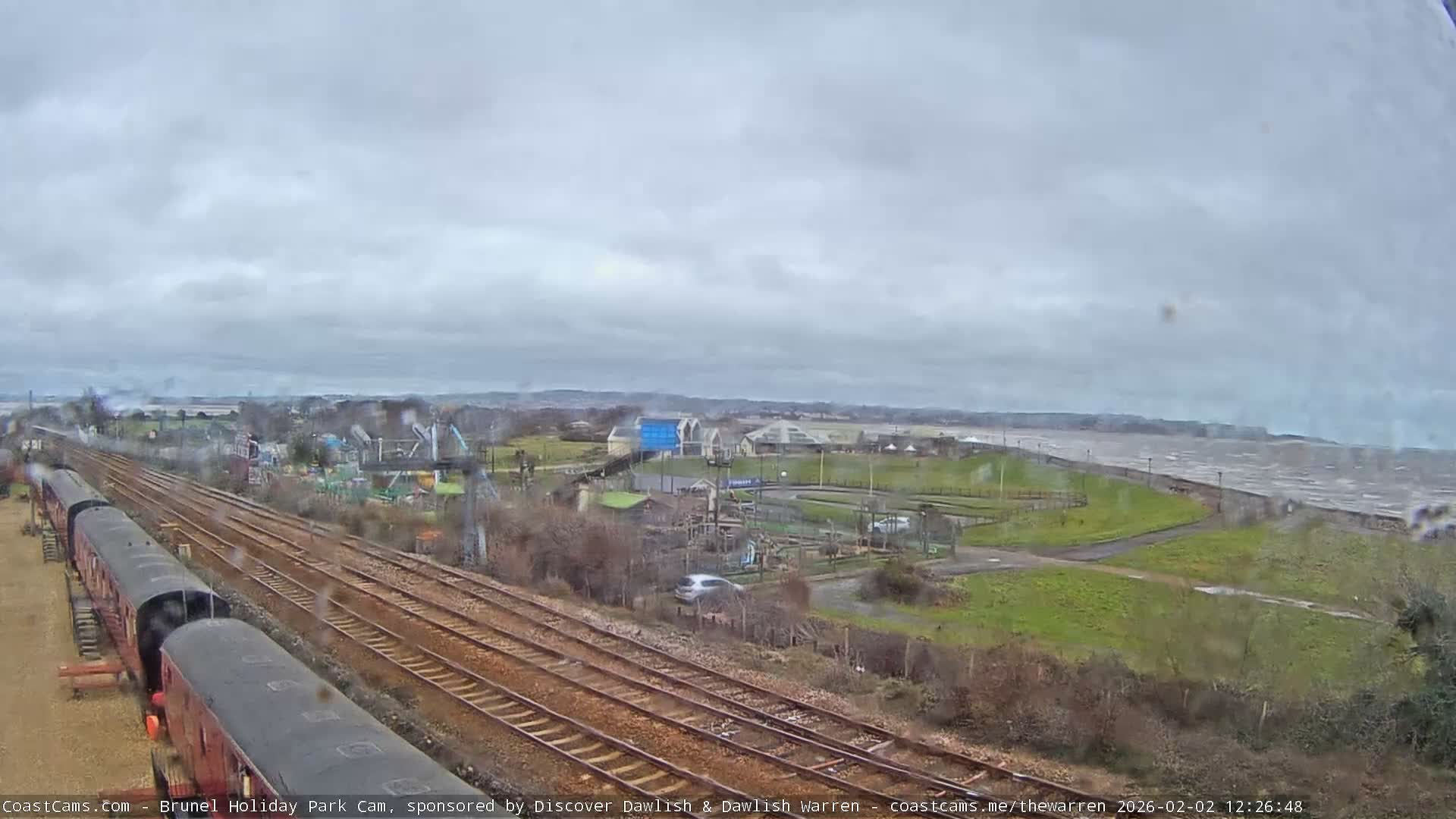 Dawlish Warren Coast & Railway & Amusement Park Live Cam - Teignbridge, Devon, South West, England, United Kingdom