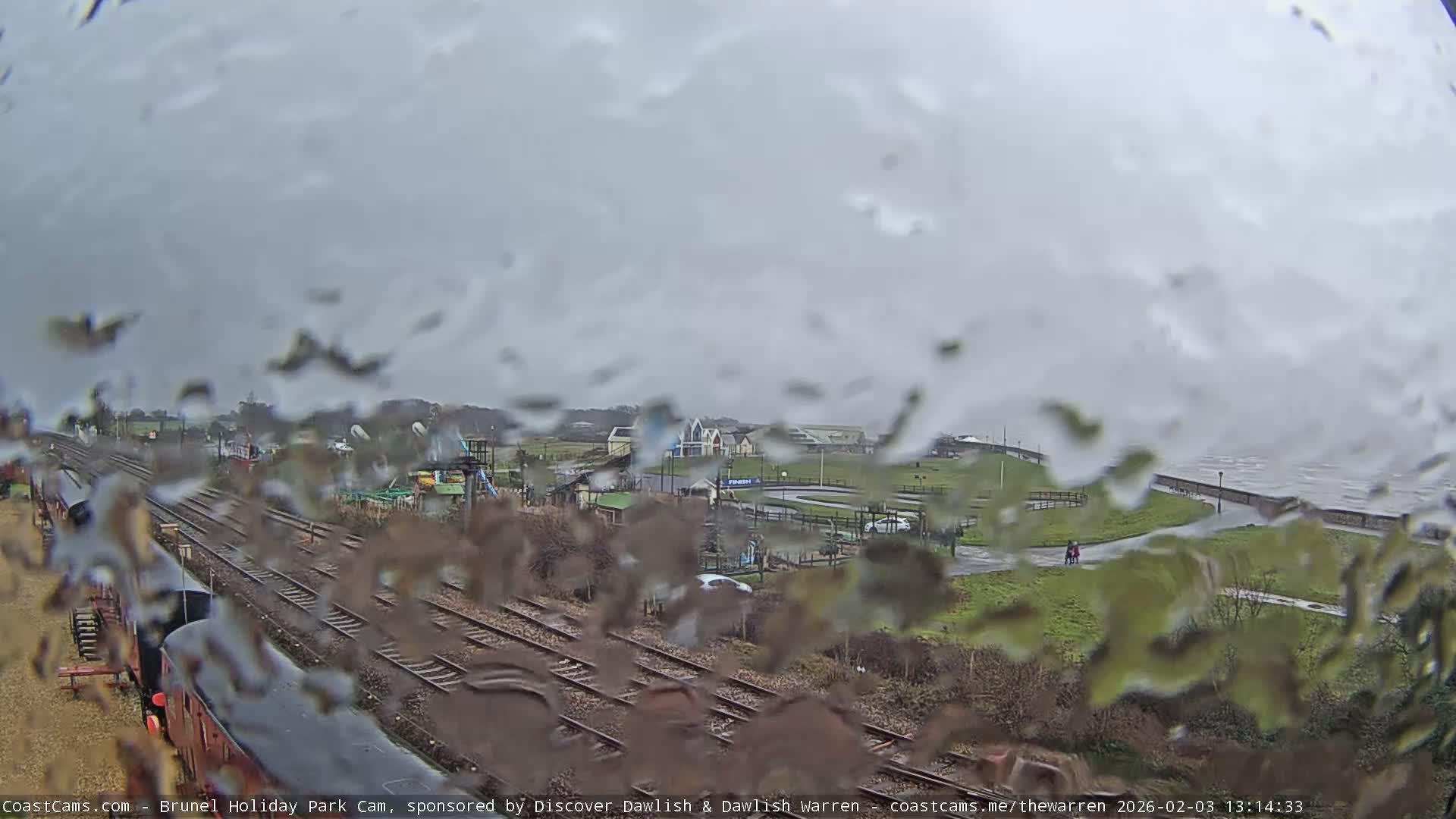 Dawlish Warren Coast & Railway & Amusement Park Live Cam - Teignbridge, Devon, South West, England, United Kingdom
