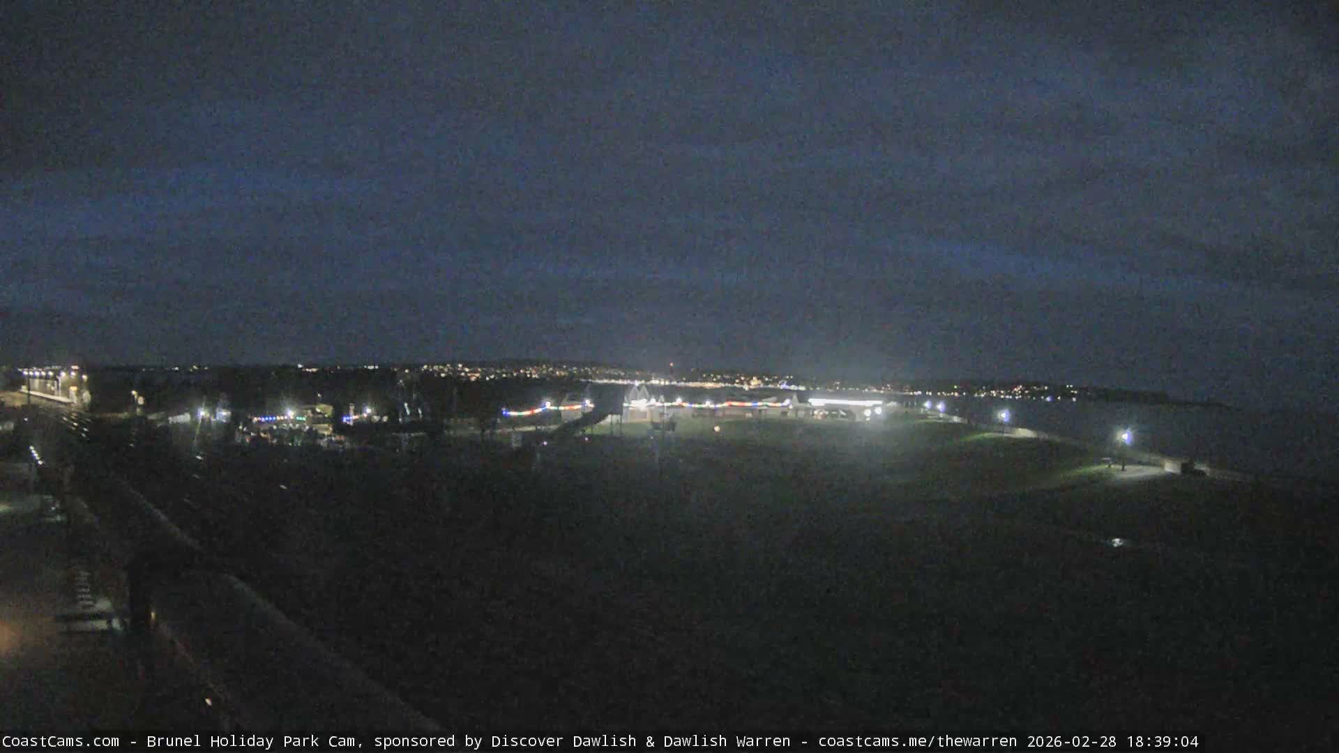 Dawlish Warren Coast & Railway & Amusement Park Live Cam - Teignbridge, Devon, South West, England, United Kingdom
