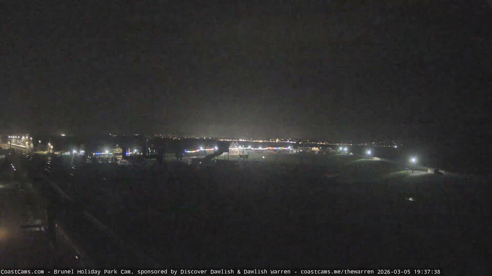 Dawlish Warren Coast & Railway & Amusement Park Live Cam - Teignbridge, Devon, South West, England, United Kingdom