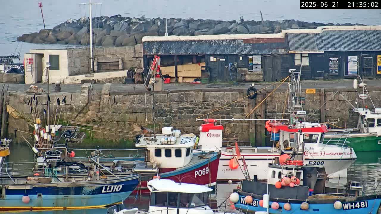 Lyme Regis Harbour Live Cam - Lyme Regis, Dorset, South West, England, United Kingdom