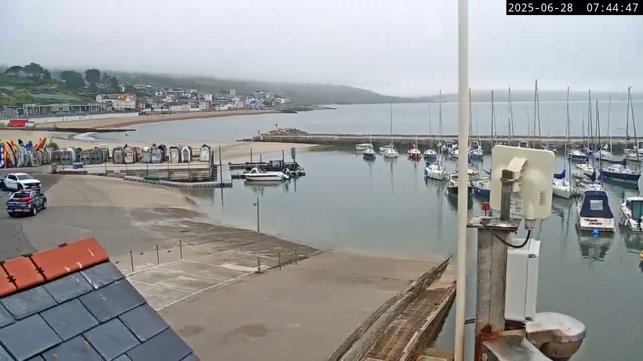 Lyme Regis Harbour Live Cam - Lyme Regis, Dorset, South West, England, United Kingdom