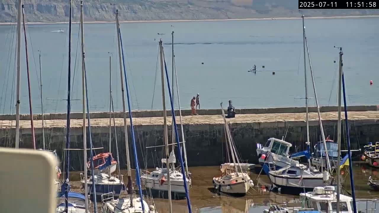 Lyme Regis Harbour Live Cam - Lyme Regis, Dorset, South West, England, United Kingdom