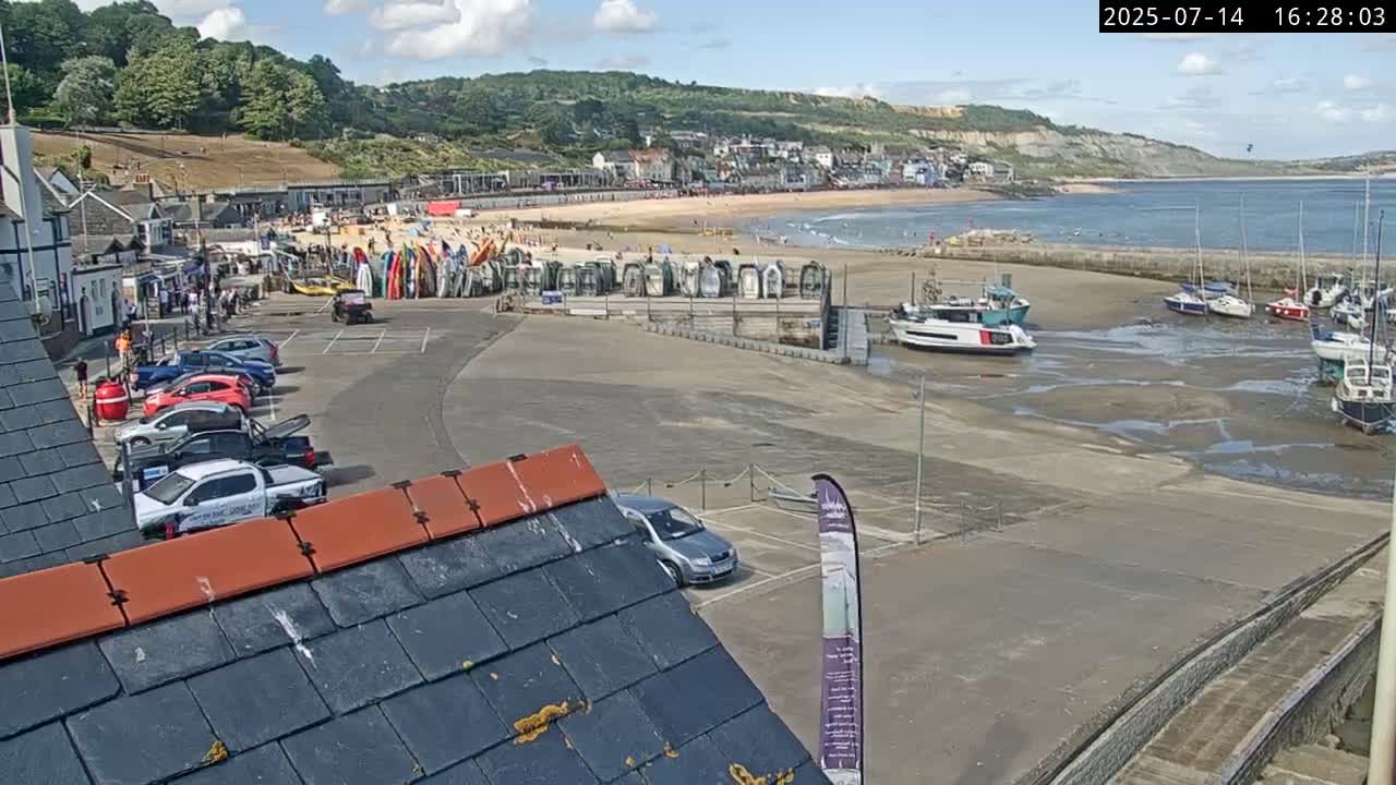 Lyme Regis Harbour Live Cam - Lyme Regis, Dorset, South West, England, United Kingdom