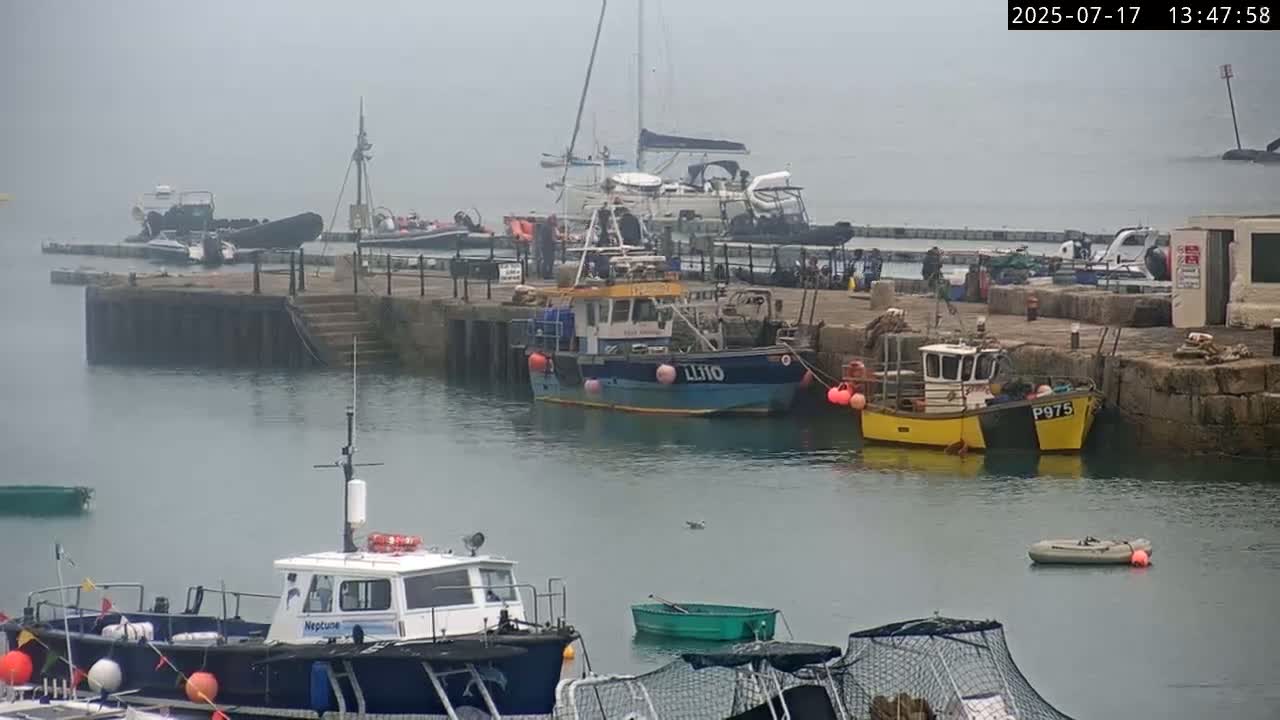 Lyme Regis Harbour Live Cam - Lyme Regis, Dorset, South West, England, United Kingdom