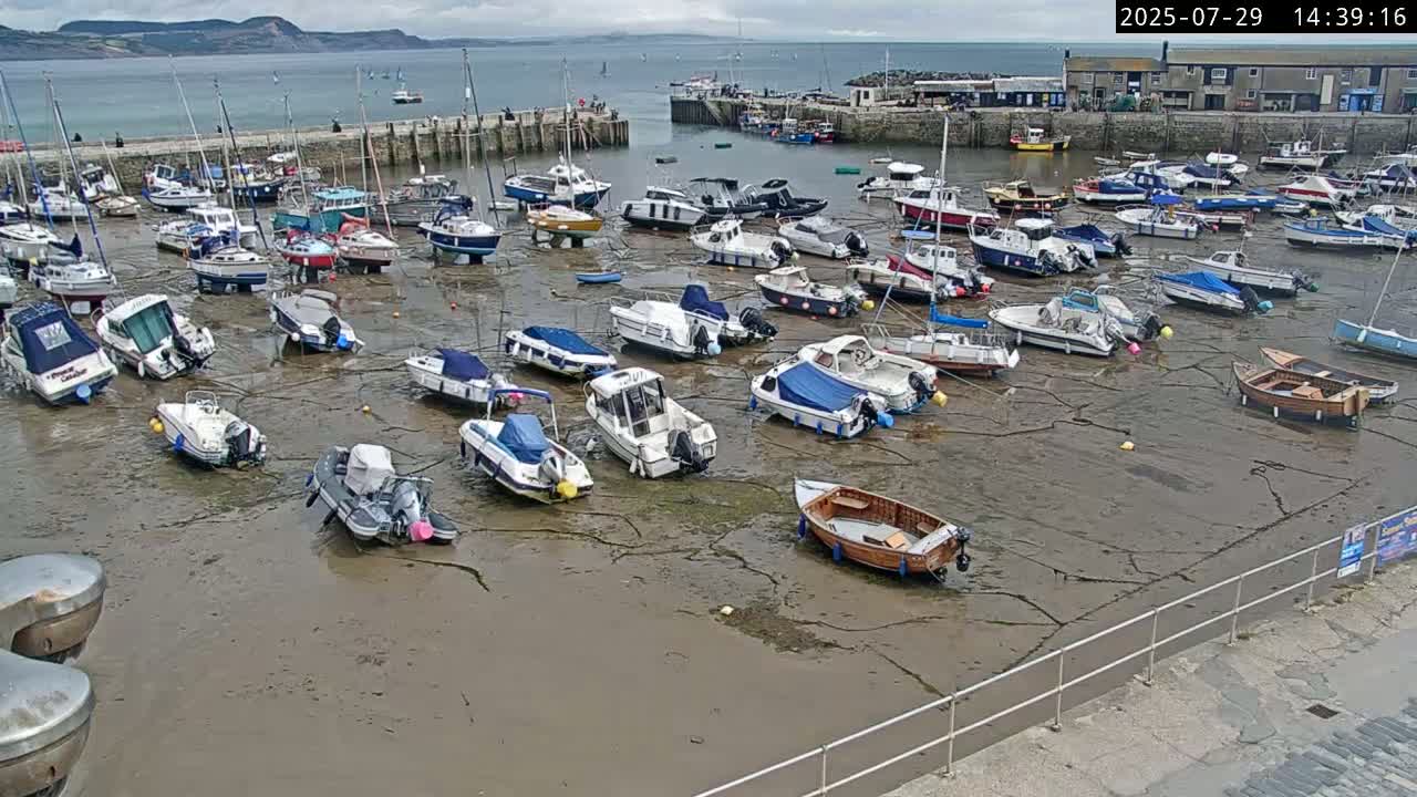 Lyme Regis Harbour Live Cam - Lyme Regis, Dorset, South West, England, United Kingdom
