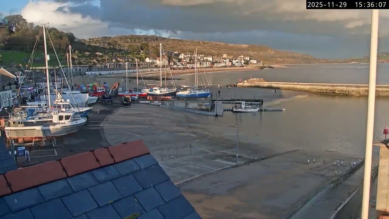 Lyme Regis Harbour Live Cam - Lyme Regis, Dorset, South West, England, United Kingdom