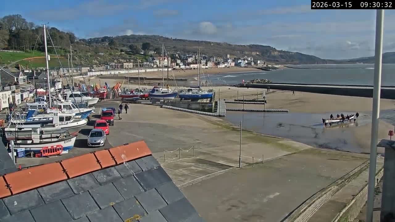 Lyme Regis Harbour Live Cam - Lyme Regis, Dorset, South West, England, United Kingdom