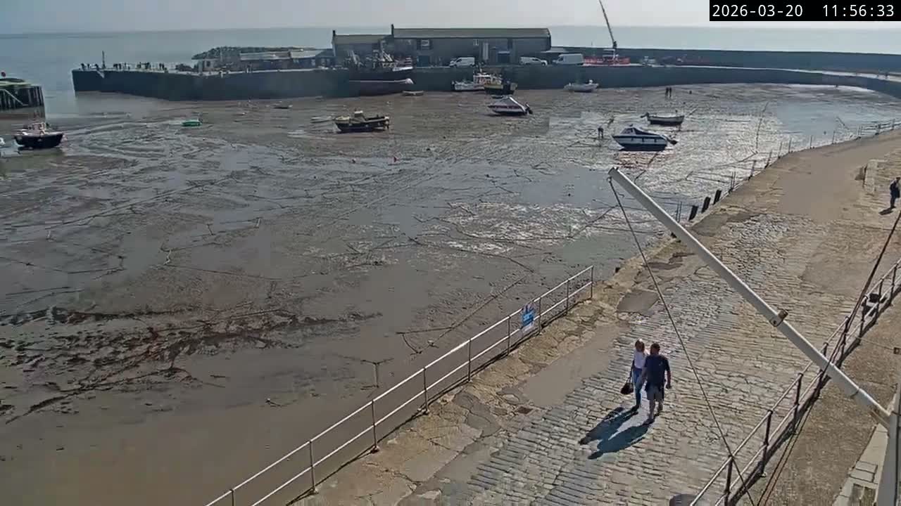 Lyme Regis Harbour Live Cam - Lyme Regis, Dorset, South West, England, United Kingdom