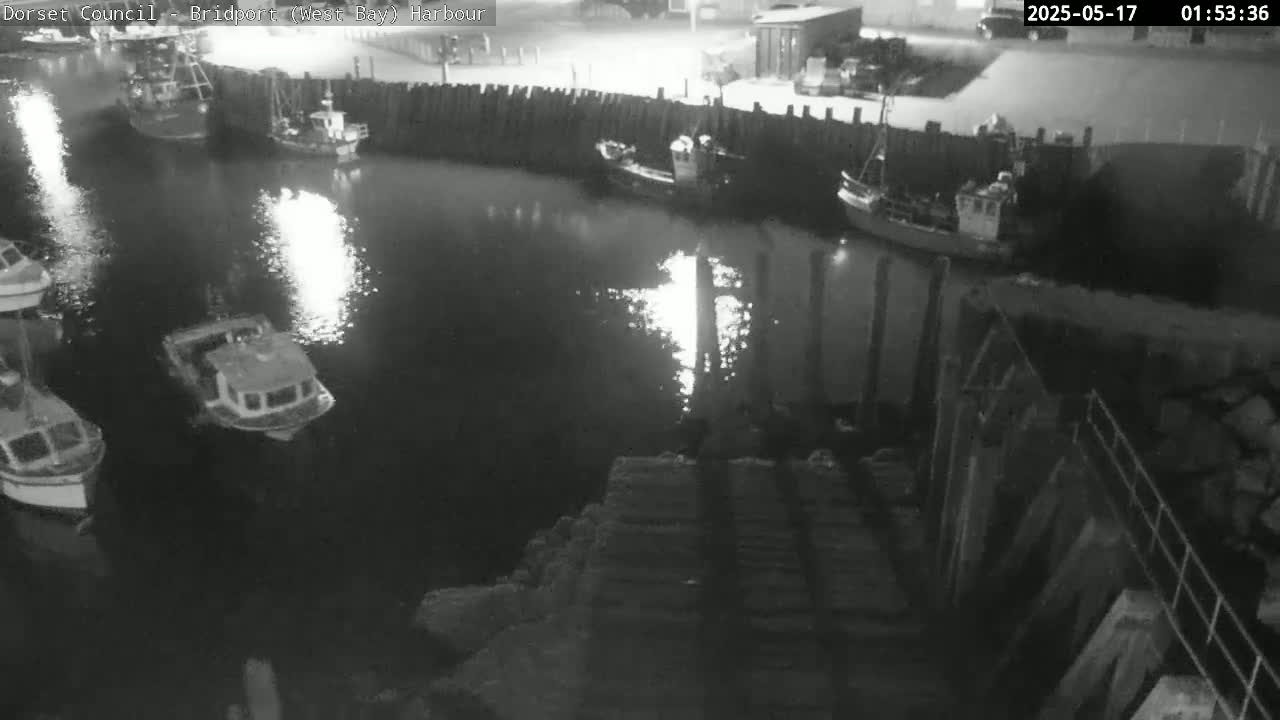 Bridport Harbour (West Bay) PTZ Live Cam - Bridport, Dorset, South West, England, United Kingdom