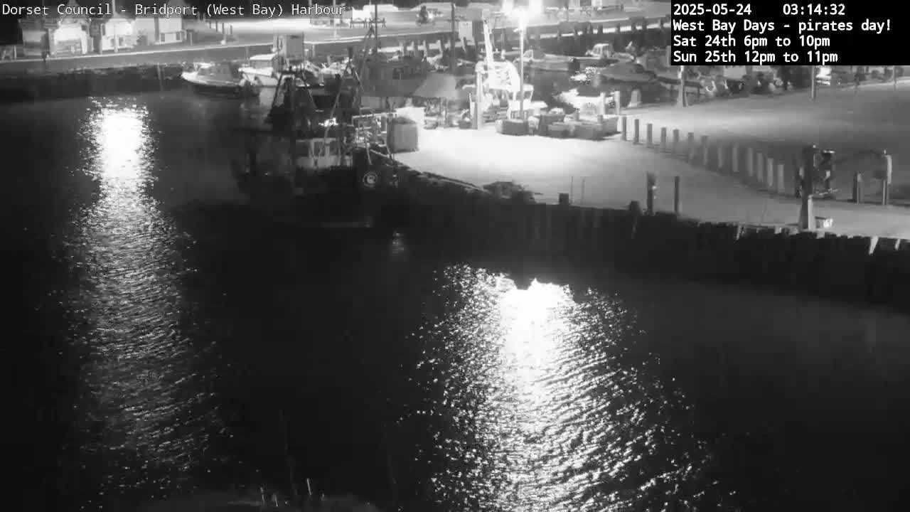 Bridport Harbour (West Bay) PTZ Live Cam - Bridport, Dorset, South West, England, United Kingdom