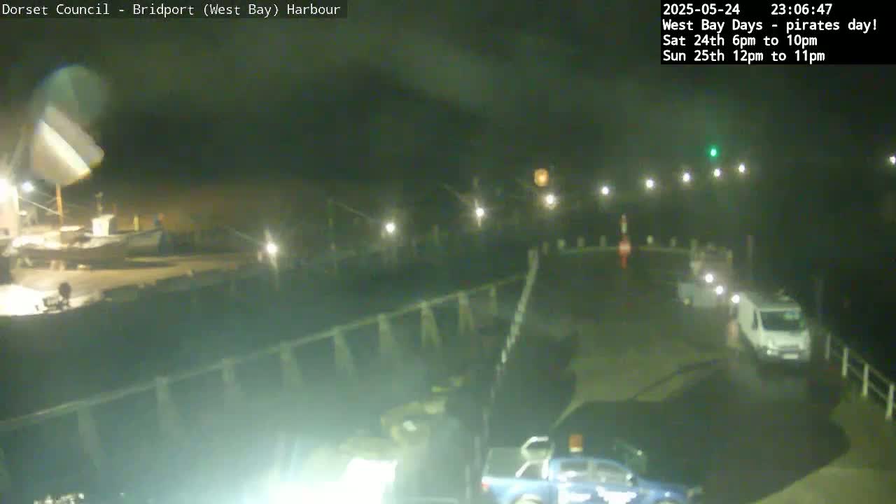 Bridport Harbour (West Bay) PTZ Live Cam - Bridport, Dorset, South West, England, United Kingdom