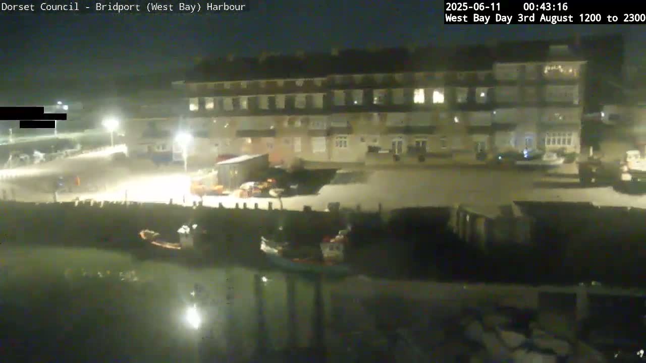 Bridport Harbour (West Bay) PTZ Live Cam - Bridport, Dorset, South West, England, United Kingdom