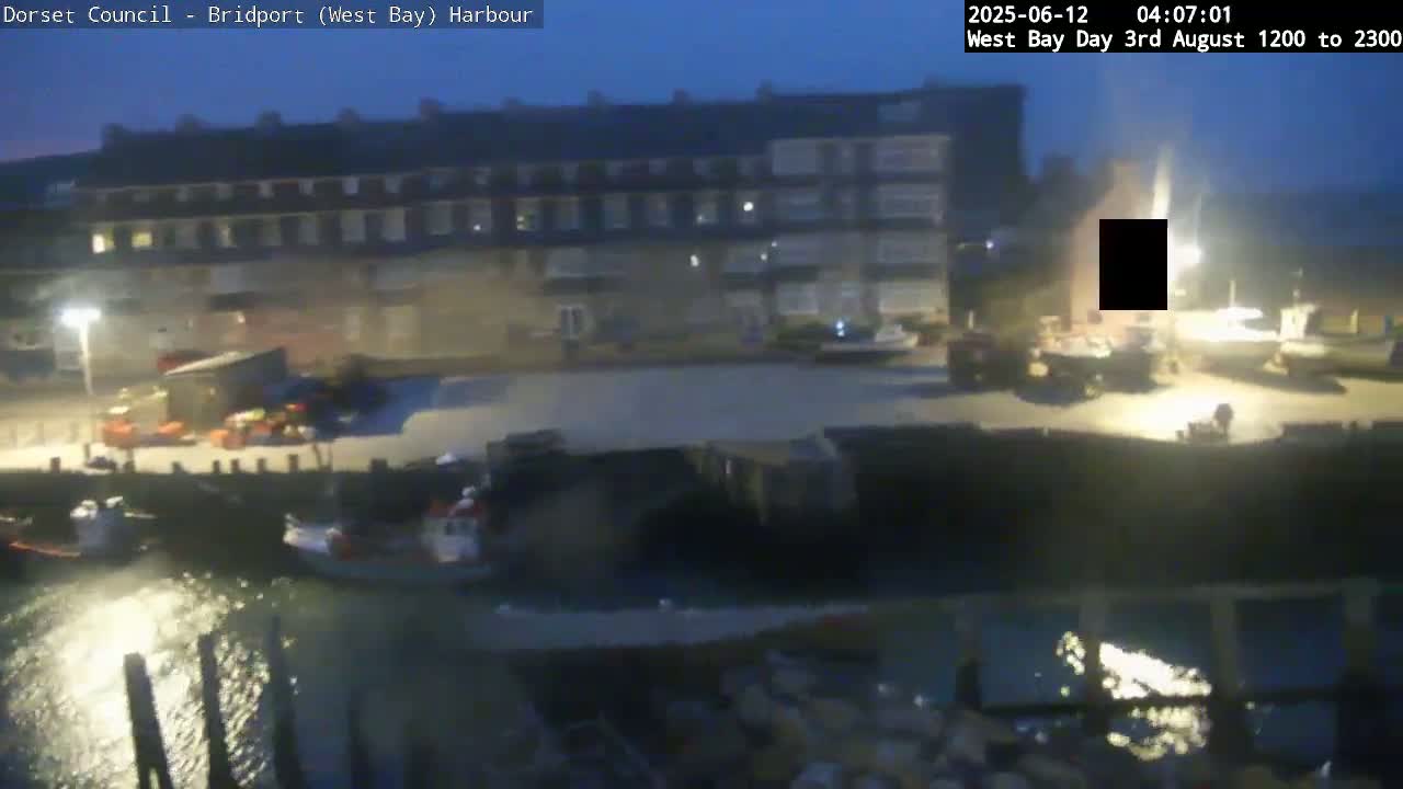Bridport Harbour (West Bay) PTZ Live Cam - Bridport, Dorset, South West, England, United Kingdom