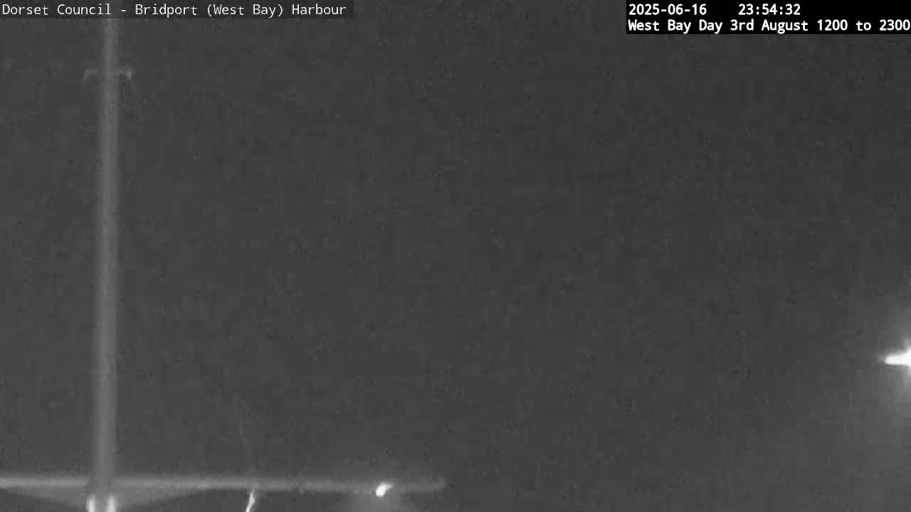 Bridport Harbour (West Bay) PTZ Live Cam - Bridport, Dorset, South West, England, United Kingdom