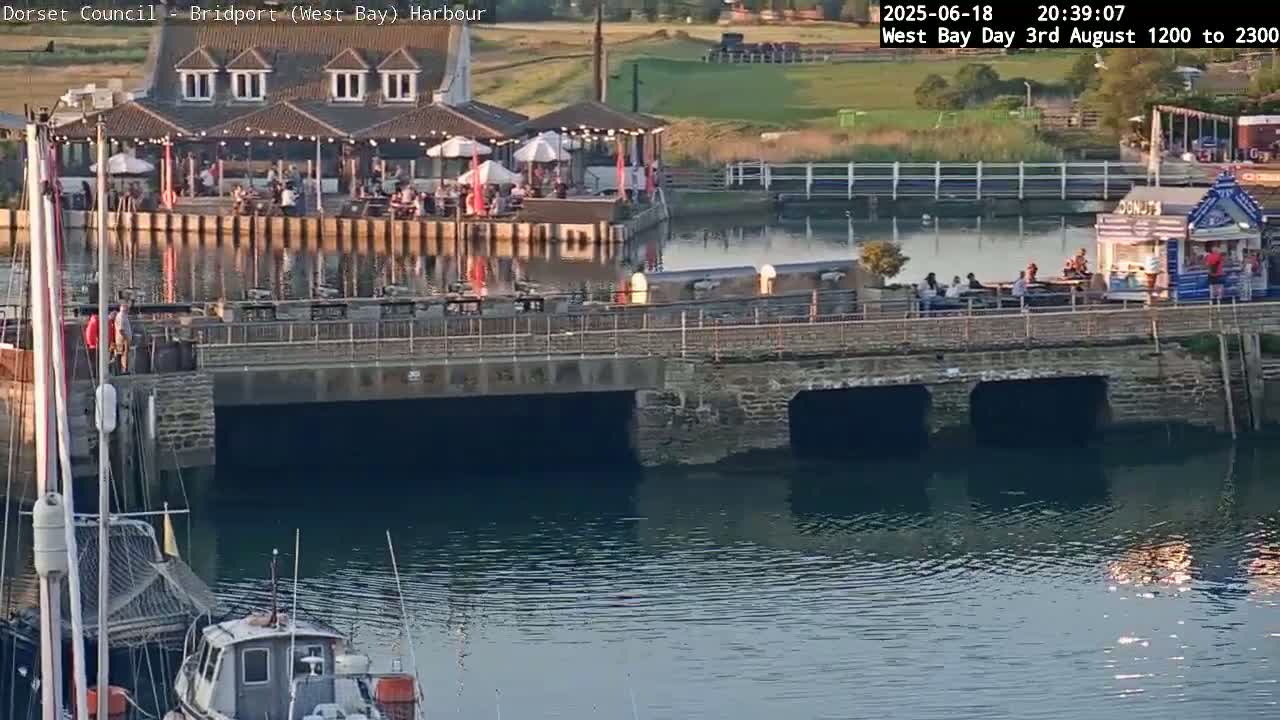 Bridport Harbour (West Bay) PTZ Live Cam - Bridport, Dorset, South West, England, United Kingdom