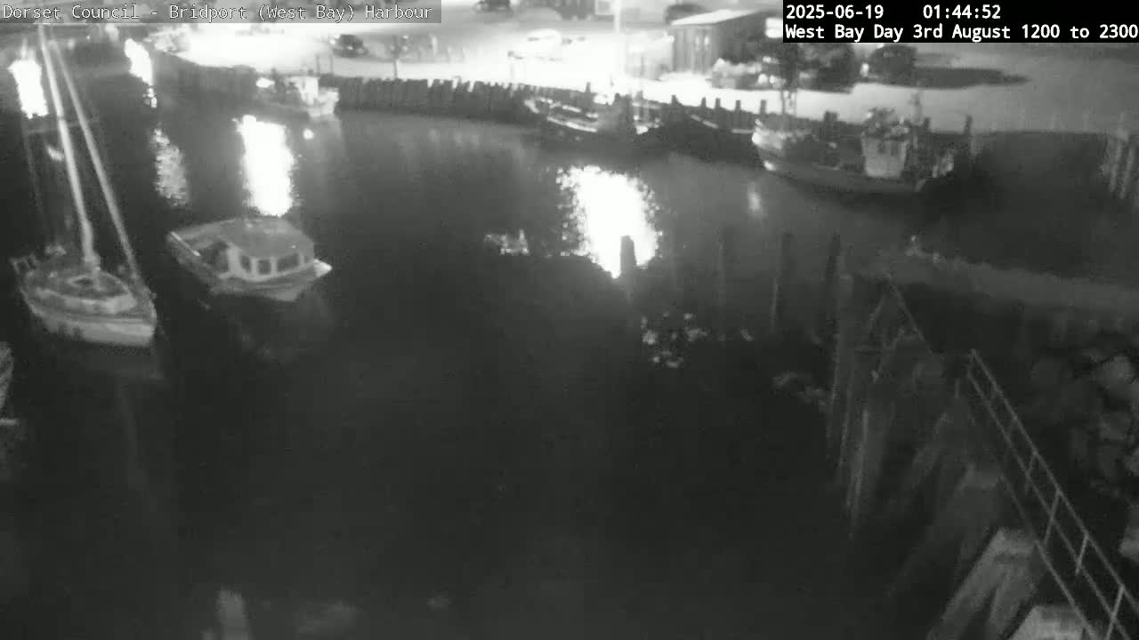 Bridport Harbour (West Bay) PTZ Live Cam - Bridport, Dorset, South West, England, United Kingdom