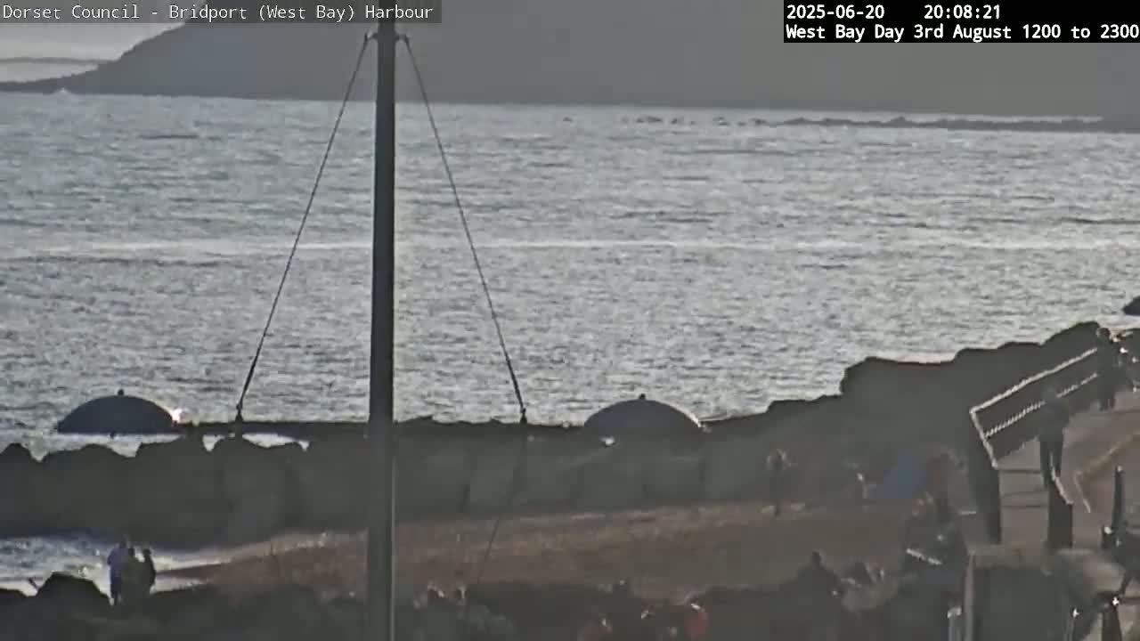 Bridport Harbour (West Bay) PTZ Live Cam - Bridport, Dorset, South West, England, United Kingdom