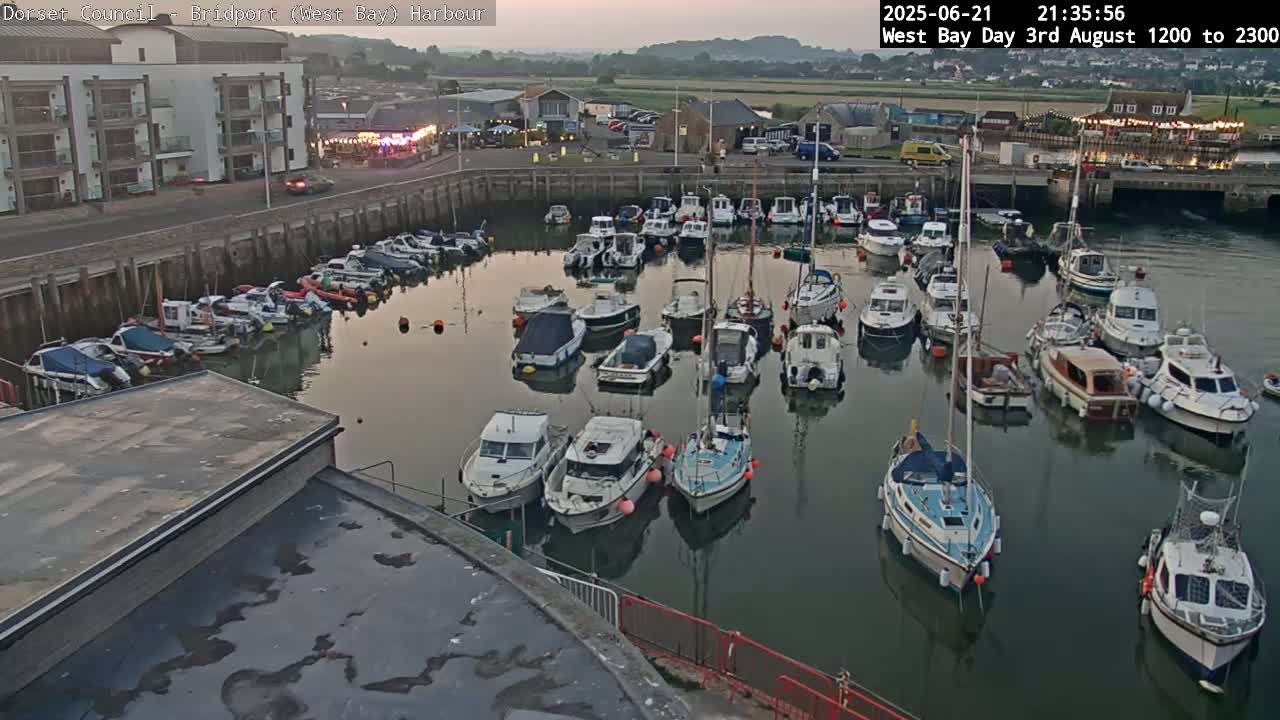 Bridport Harbour (West Bay) PTZ Live Cam - Bridport, Dorset, South West, England, United Kingdom