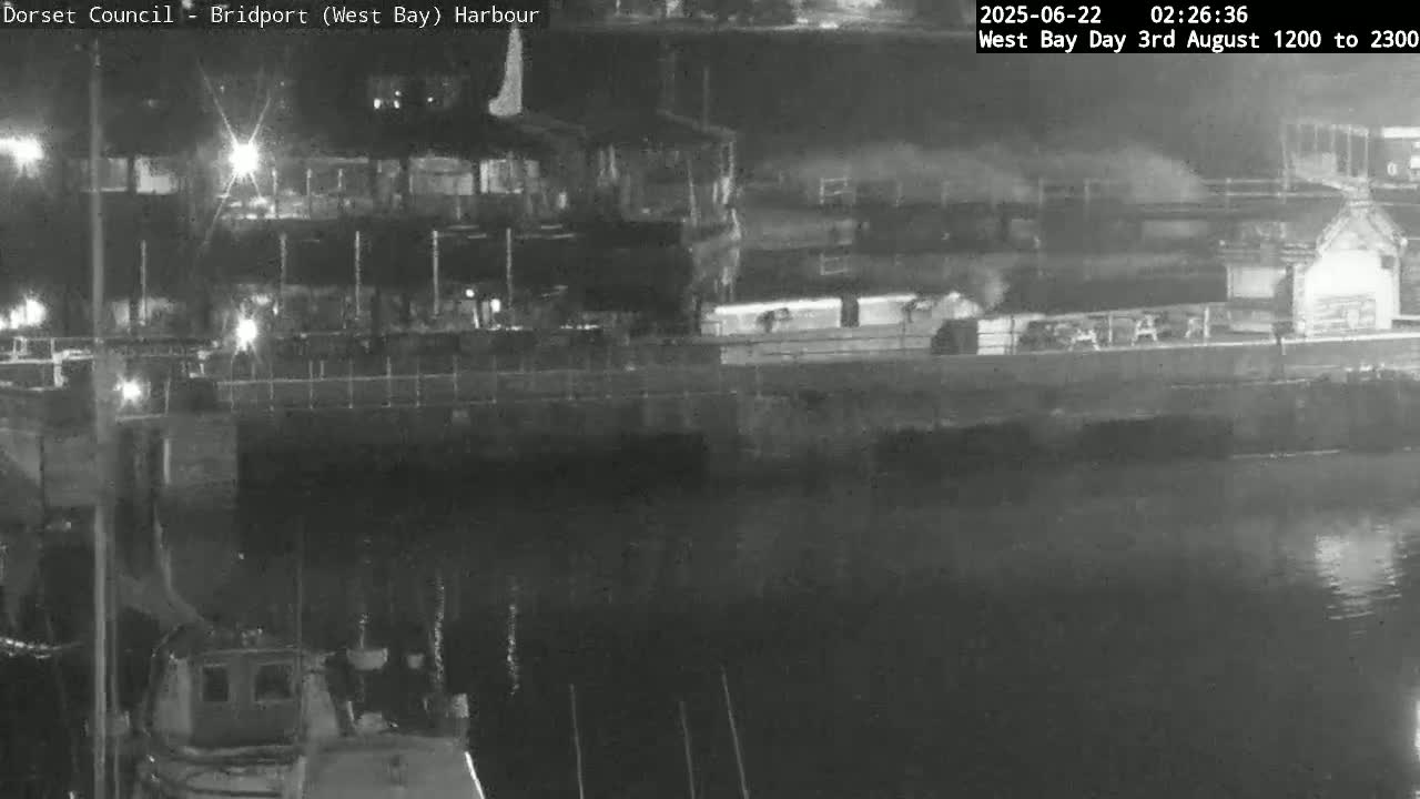 Bridport Harbour (West Bay) PTZ Live Cam - Bridport, Dorset, South West, England, United Kingdom