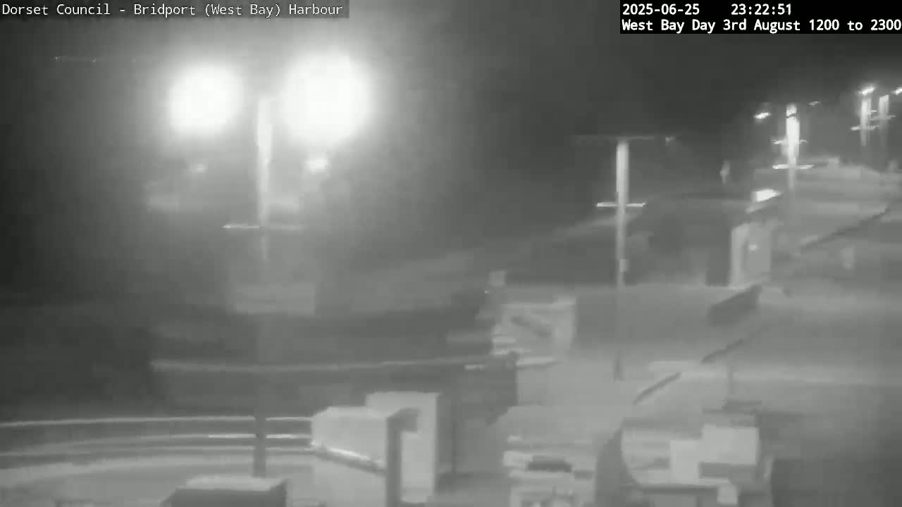 Bridport Harbour (West Bay) PTZ Live Cam - Bridport, Dorset, South West, England, United Kingdom