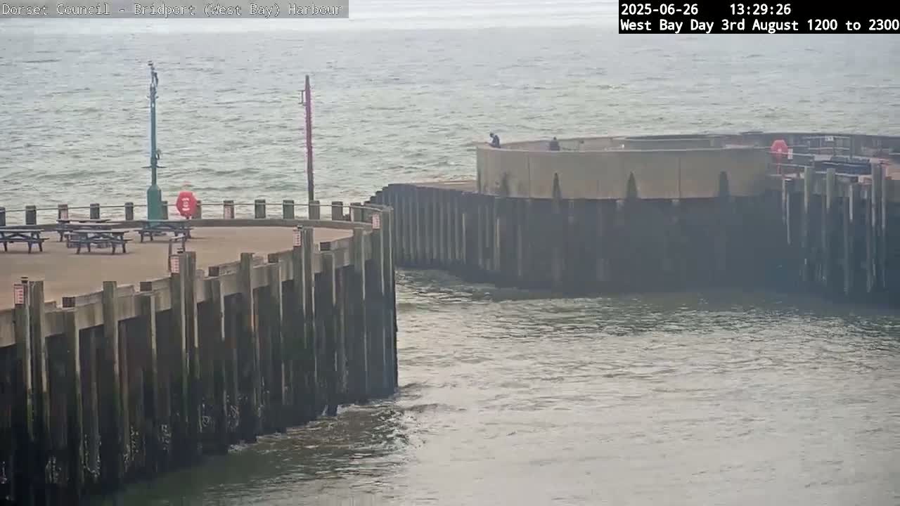 Bridport Harbour (West Bay) PTZ Live Cam - Bridport, Dorset, South West, England, United Kingdom