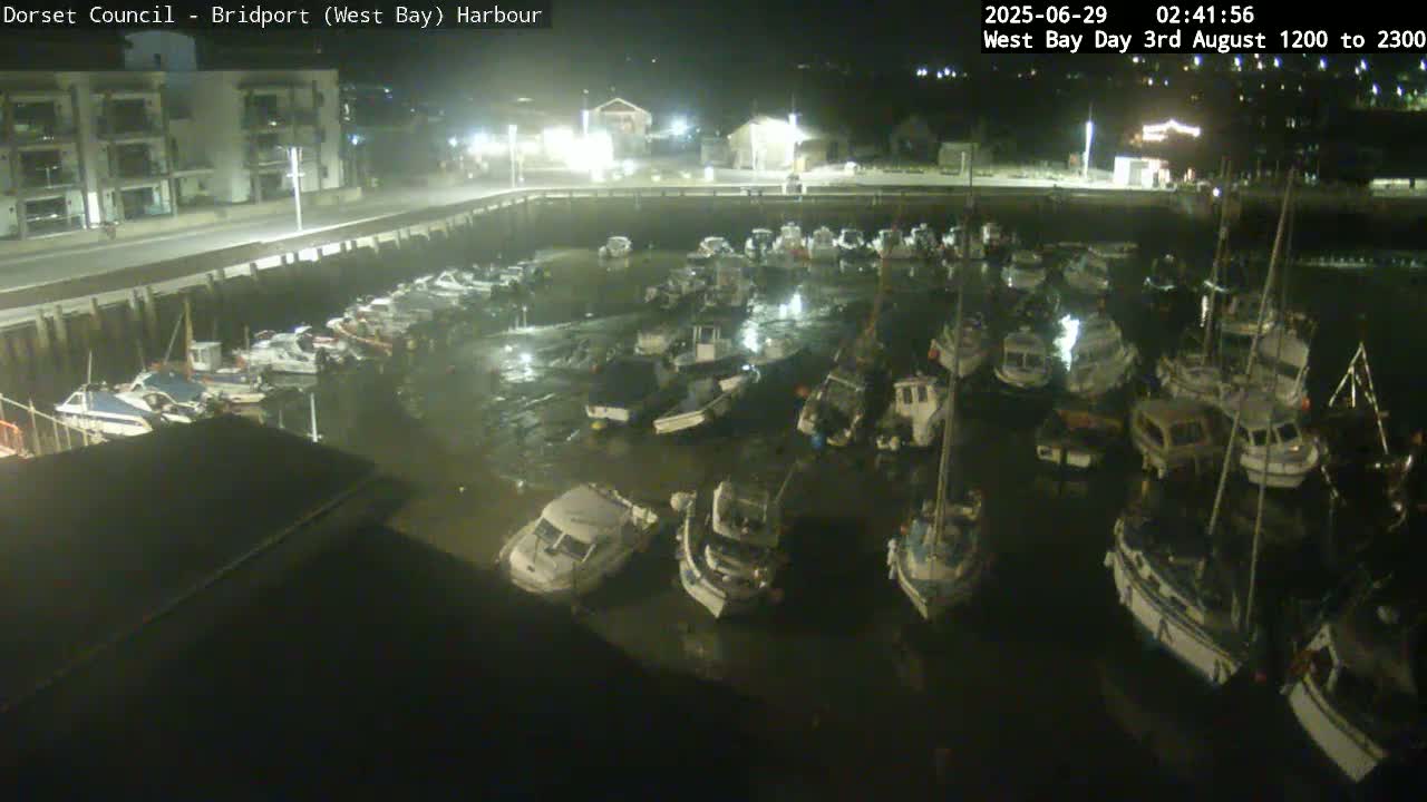 Bridport Harbour (West Bay) PTZ Live Cam - Bridport, Dorset, South West, England, United Kingdom