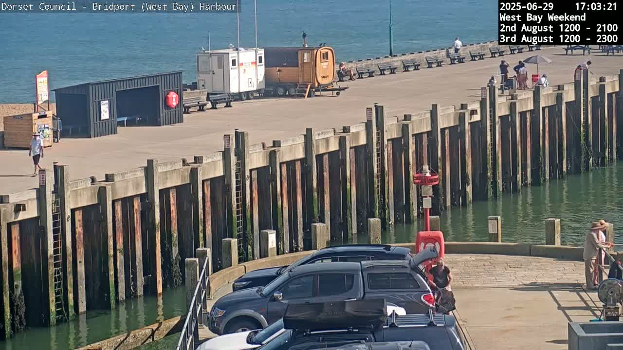 Bridport Harbour (West Bay) PTZ Live Cam - Bridport, Dorset, South West, England, United Kingdom