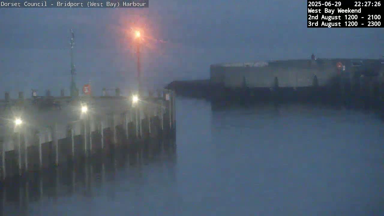 Bridport Harbour (West Bay) PTZ Live Cam - Bridport, Dorset, South West, England, United Kingdom