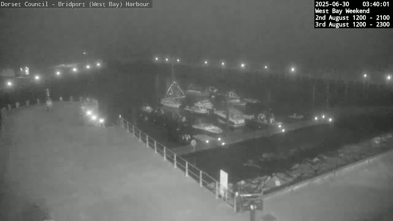 Bridport Harbour (West Bay) PTZ Live Cam - Bridport, Dorset, South West, England, United Kingdom
