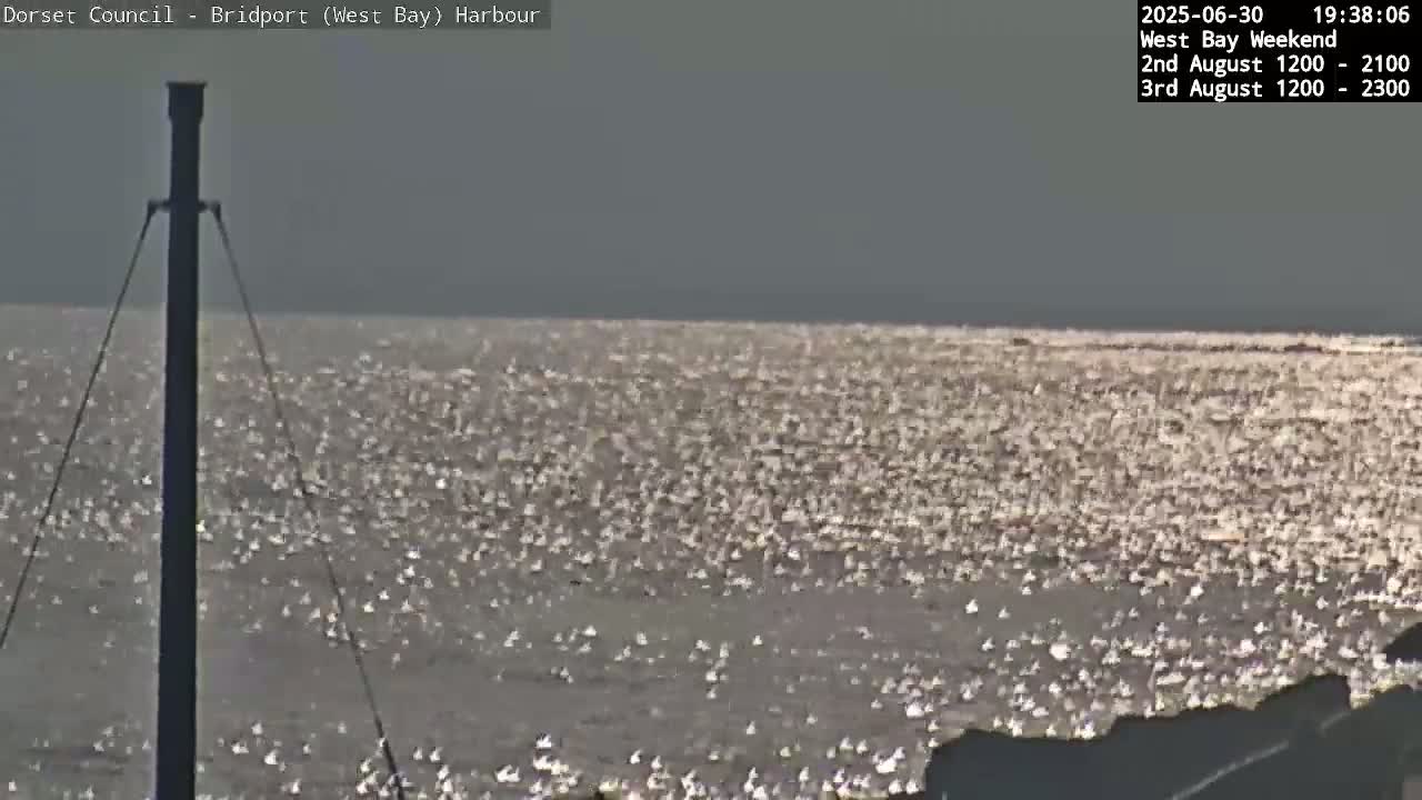 Bridport Harbour (West Bay) PTZ Live Cam - Bridport, Dorset, South West, England, United Kingdom