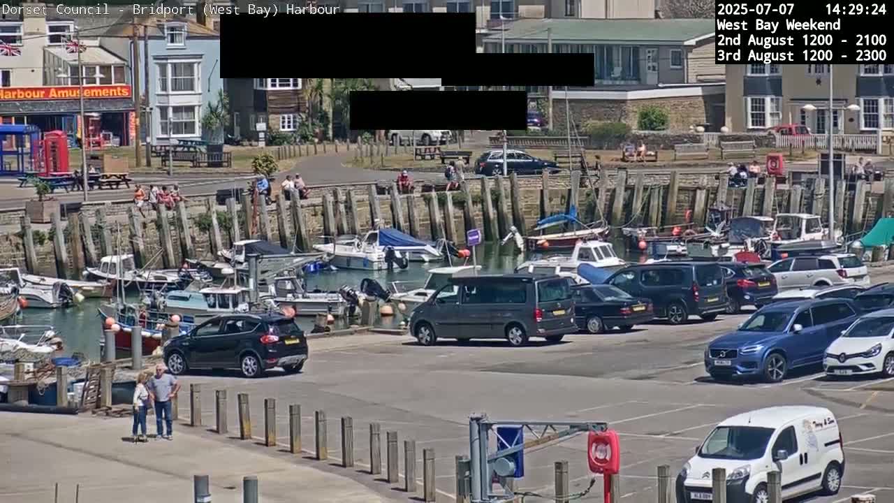 Bridport Harbour (West Bay) PTZ Live Cam - Bridport, Dorset, South West, England, United Kingdom