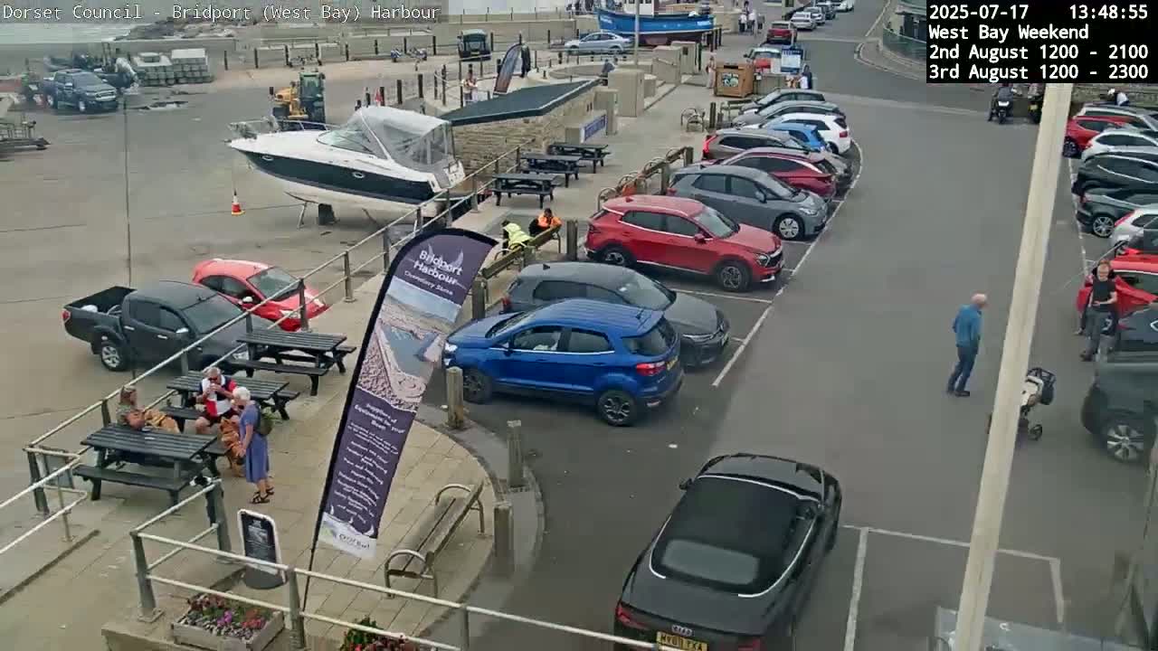 Bridport Harbour (West Bay) PTZ Live Cam - Bridport, Dorset, South West, England, United Kingdom