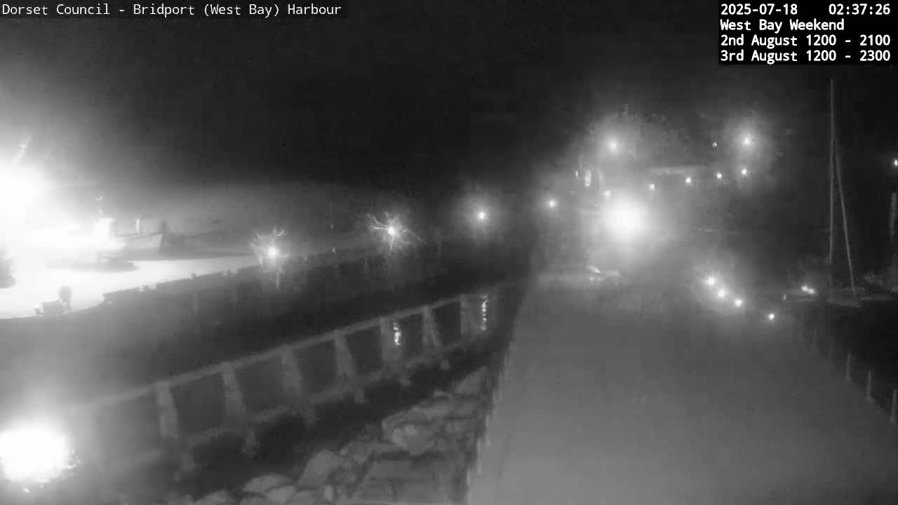 Bridport Harbour (West Bay) PTZ Live Cam - Bridport, Dorset, South West, England, United Kingdom
