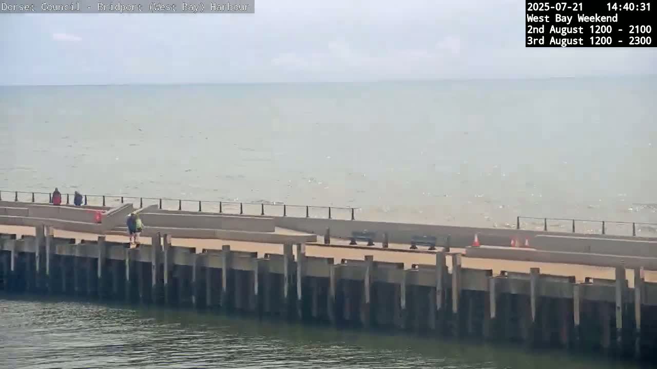 Bridport Harbour (West Bay) PTZ Live Cam - Bridport, Dorset, South West, England, United Kingdom