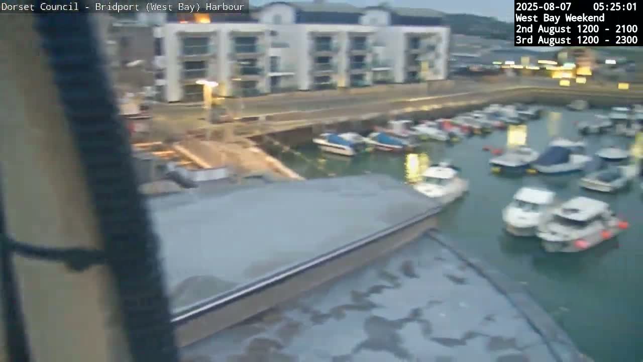 Bridport Harbour (West Bay) PTZ Live Cam - Bridport, Dorset, South West, England, United Kingdom